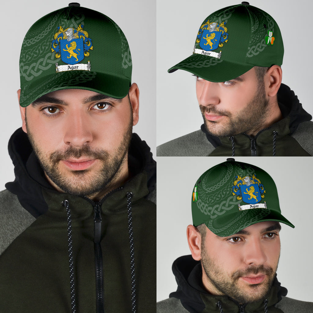 Agar Coat Of Arms - Irish Family Crest St Patrick's Day Hat Classic Cap Trucker Hats Custom Hats Gifts For Men & Women