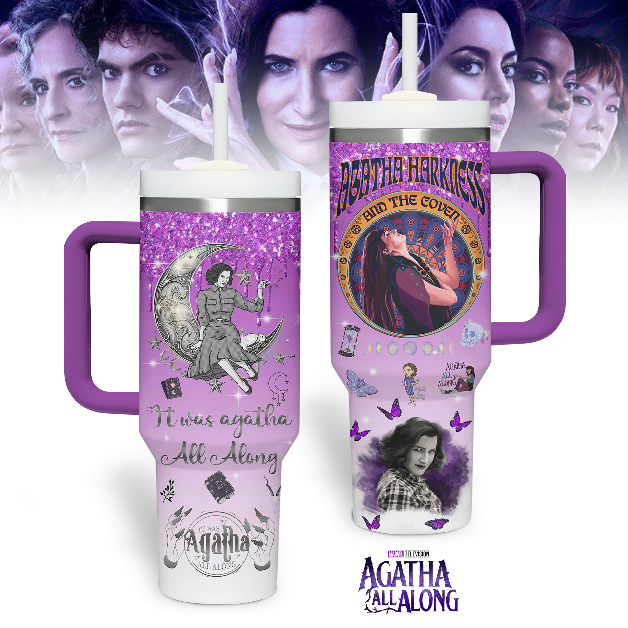 Agatha All Along Movies Custom Stanley Cup 40 oz 30 oz Tumbler With HandleTVC2301512