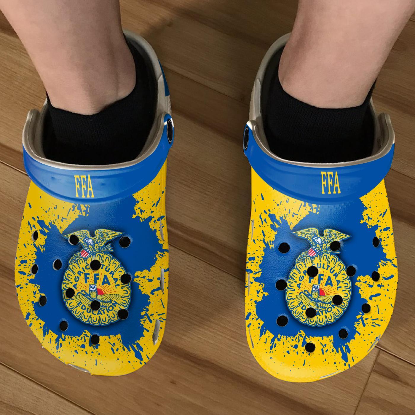 Agriculture FFA Logo Crocs Crocband Clogs Shoes Comfortable For Men Women and Kids