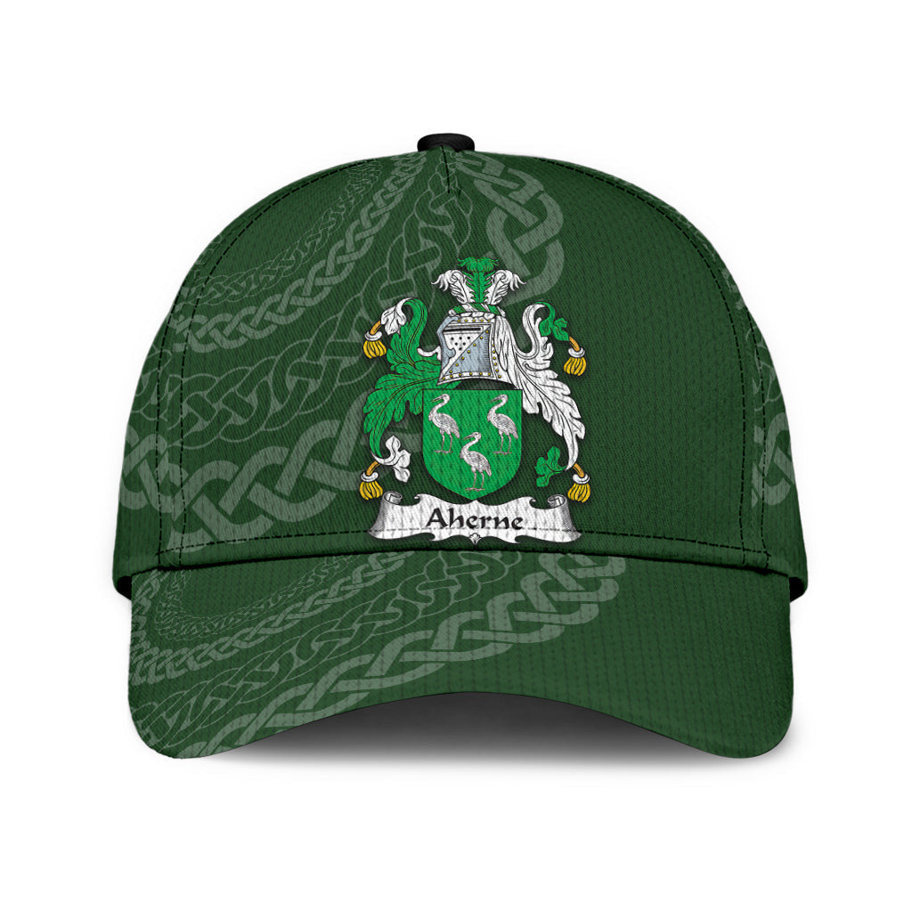Aherne Coat Of Arms - Irish Family Crest St Patrick's Day Hat Classic Cap Trucker Hats Custom Hats Gifts For Men & Women