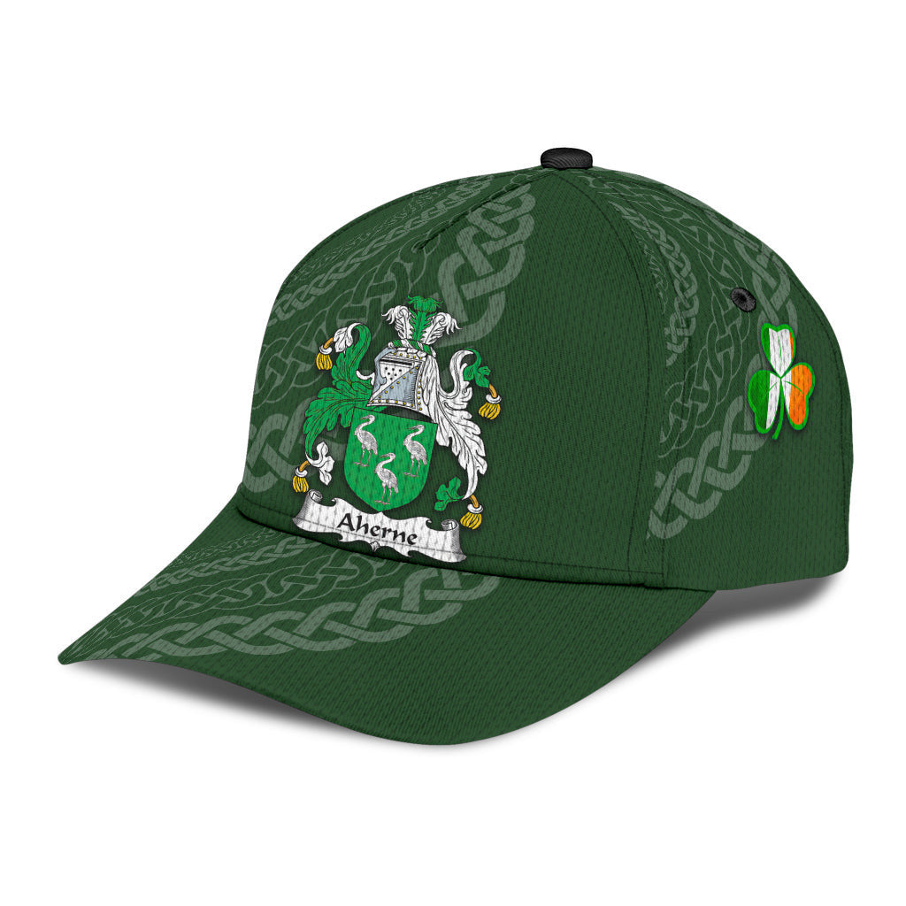 Aherne Coat Of Arms - Irish Family Crest St Patrick's Day Hat Classic Cap Trucker Hats Custom Hats Gifts For Men & Women