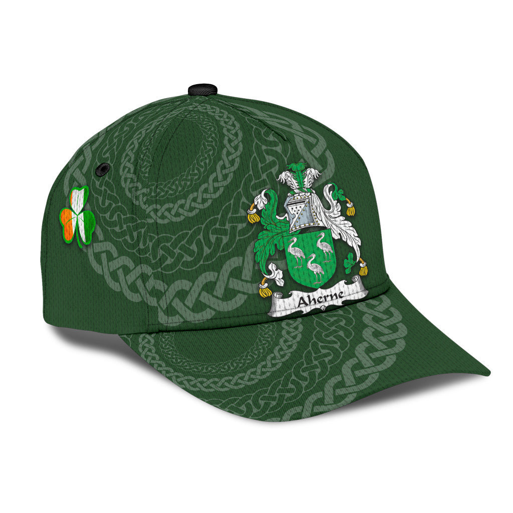 Aherne Coat Of Arms - Irish Family Crest St Patrick's Day Hat Classic Cap Trucker Hats Custom Hats Gifts For Men & Women