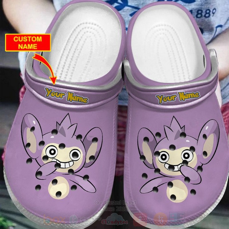 Aipom Pokemon Anime Crocs Crocband Clogs Shoes Comfortable For Men Women and Kids