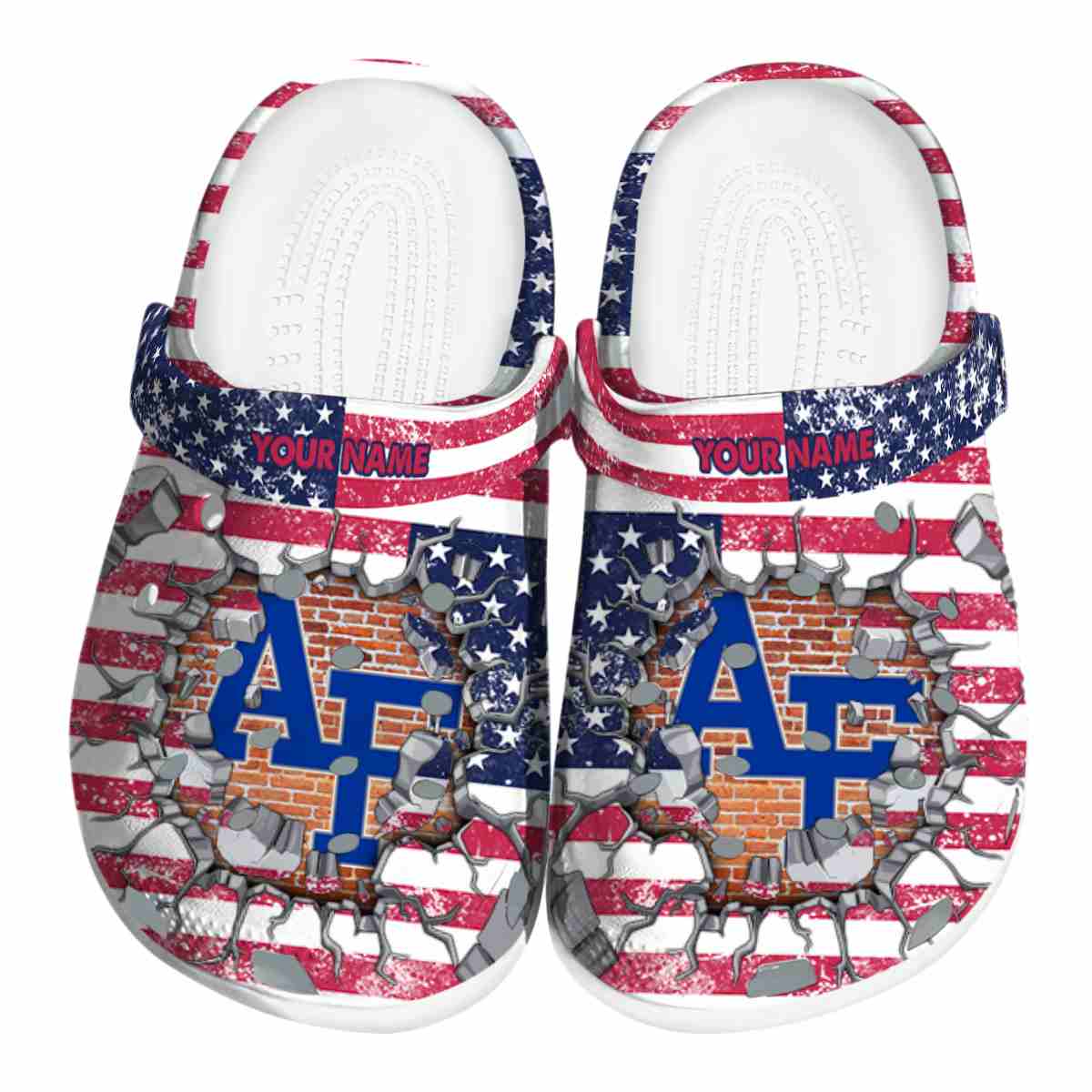 Air Force Falcons NCAA Sport Crocs Crocband Clogs Shoes Comfortable For Men Women and Kids