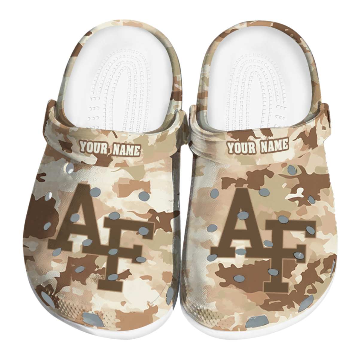 Air Force Falcons NCAA Sport Crocs Crocband Clogs Shoes Comfortable For Men Women and Kids