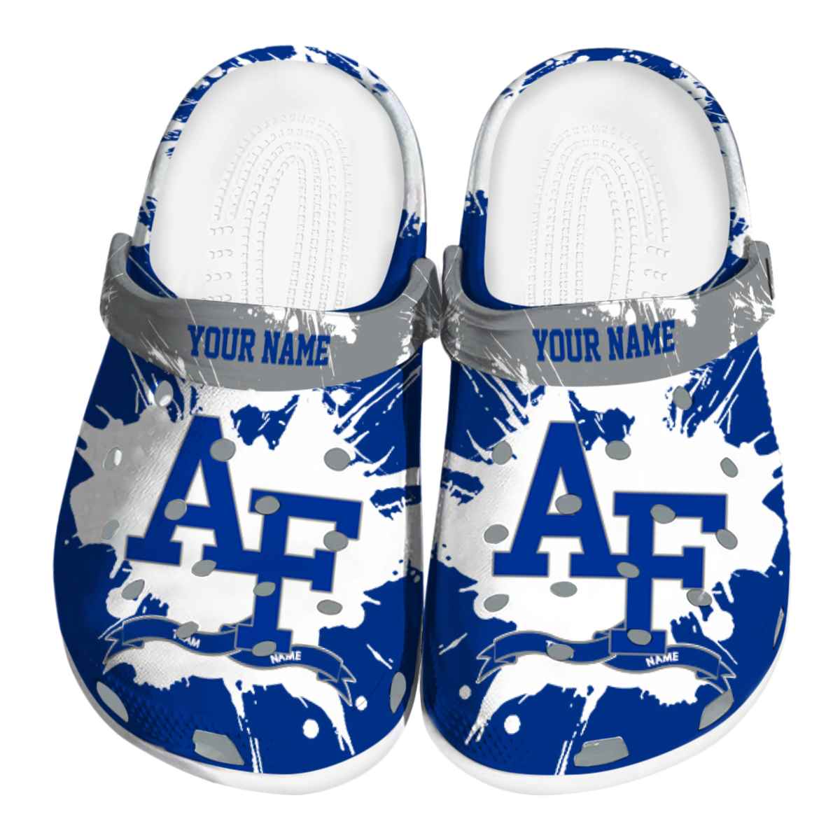 Air Force Falcons NCAA Sport Crocs Crocband Clogs Shoes Comfortable For Men Women and Kids