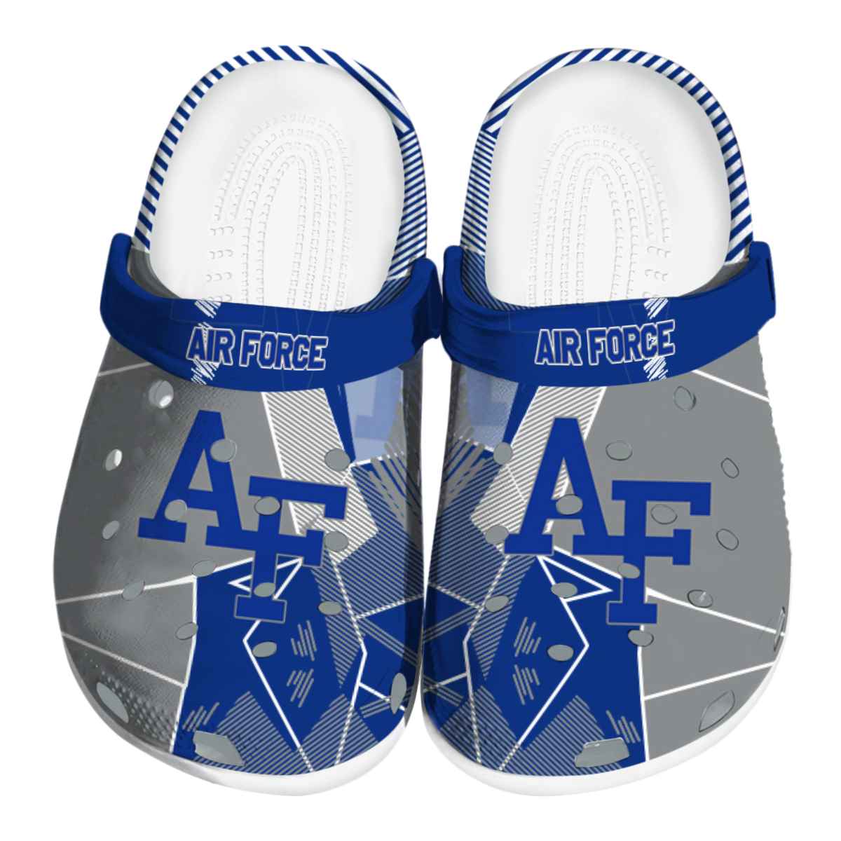 Air Force Falcons NCAA Sport Crocs Crocband Clogs Shoes Comfortable For Men Women and Kids