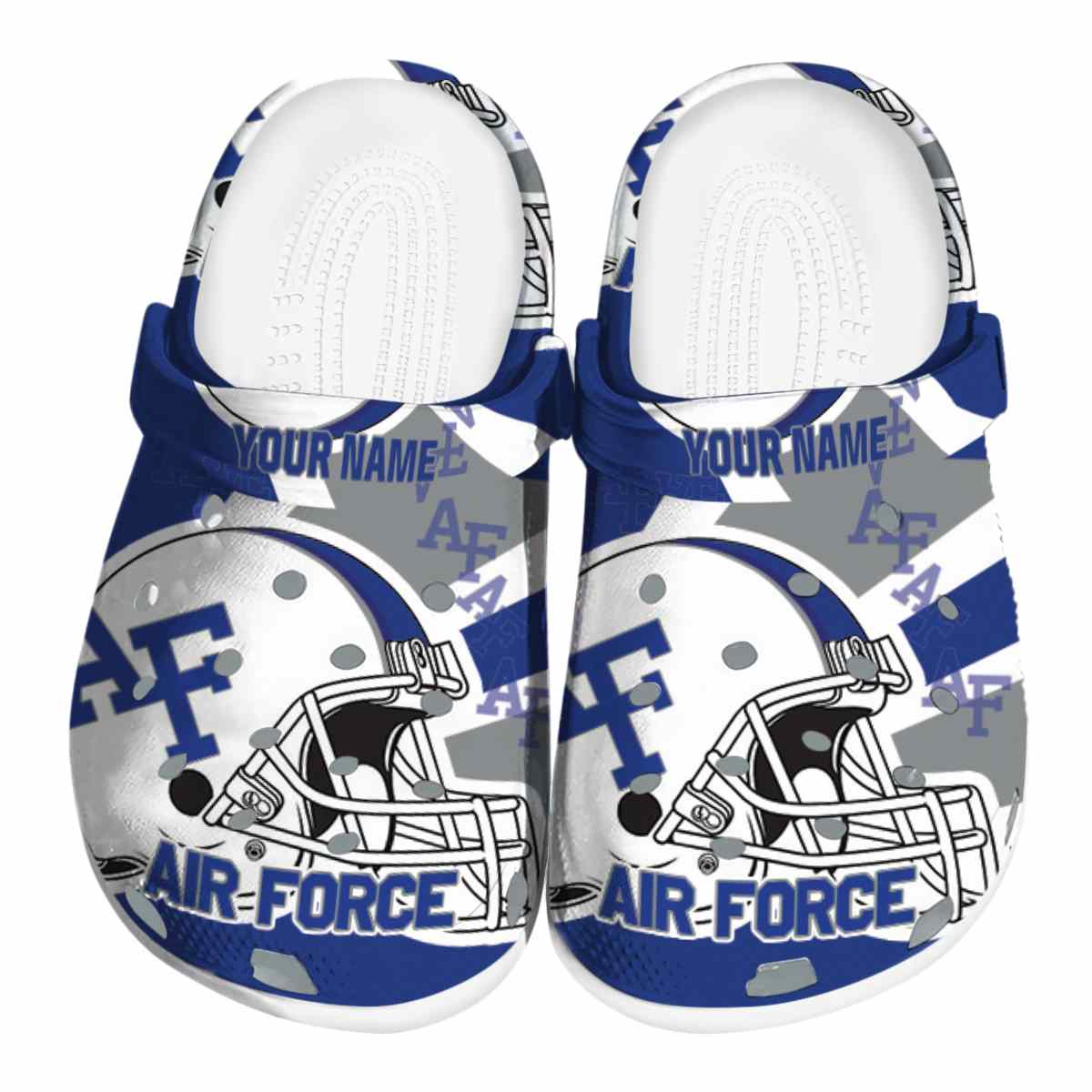 Air Force Falcons NCAA Sport Crocs Crocband Clogs Shoes Comfortable For Men Women and Kids