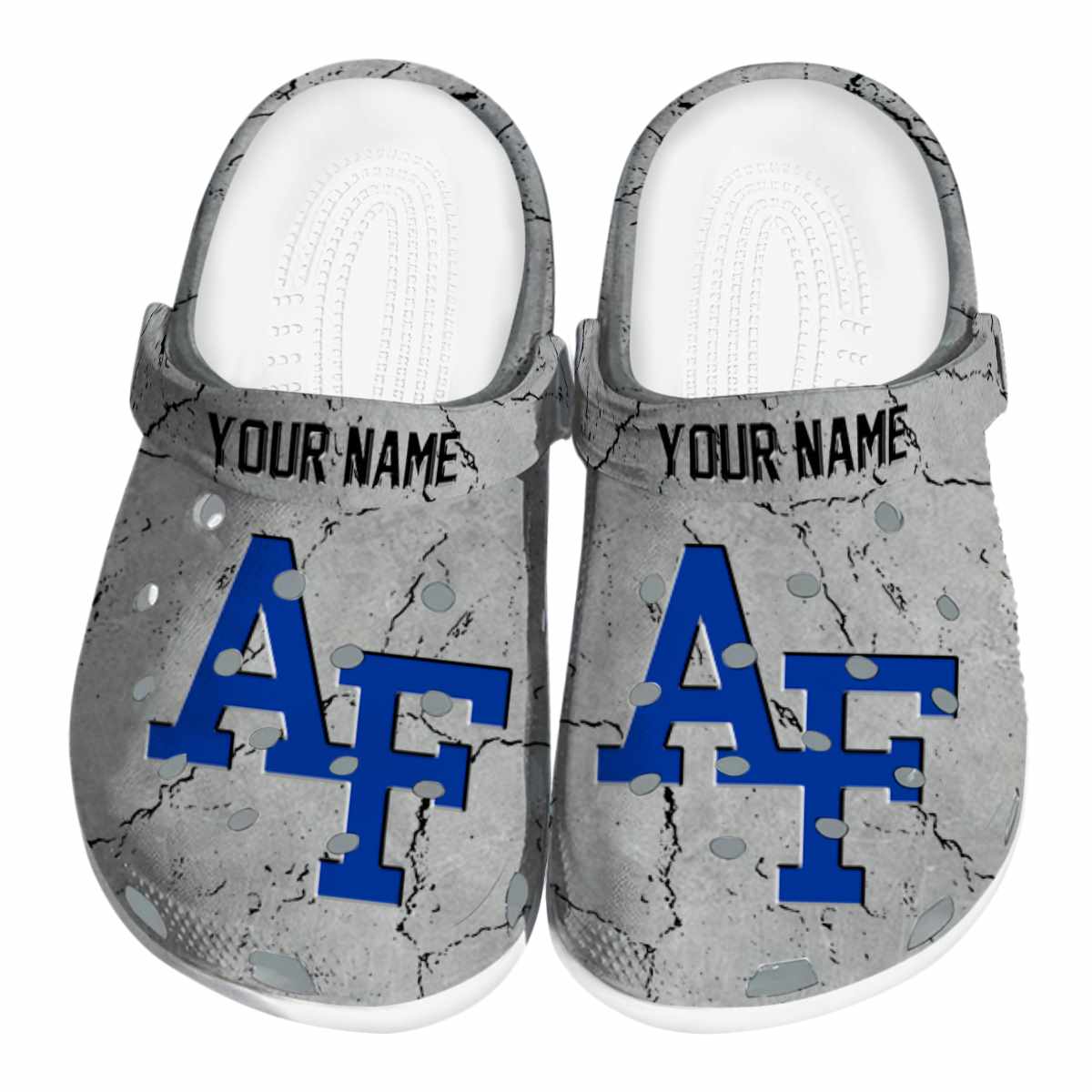 Air Force Falcons NCAA Sport Crocs Crocband Clogs Shoes Comfortable For Men Women and Kids