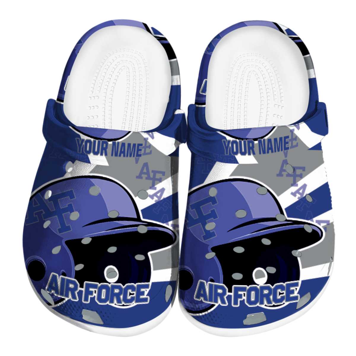 Air Force Falcons NCAA Sport Crocs Crocband Clogs Shoes Comfortable For Men Women and Kids