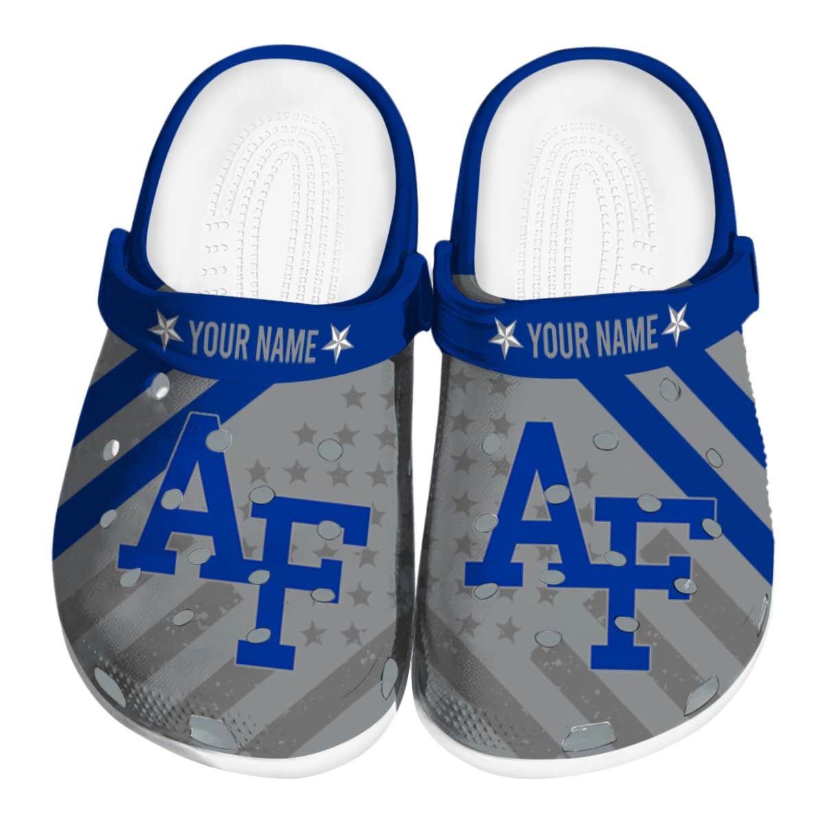 Air Force Falcons NCAA Sport Crocs Crocband Clogs Shoes Comfortable For Men Women and Kids