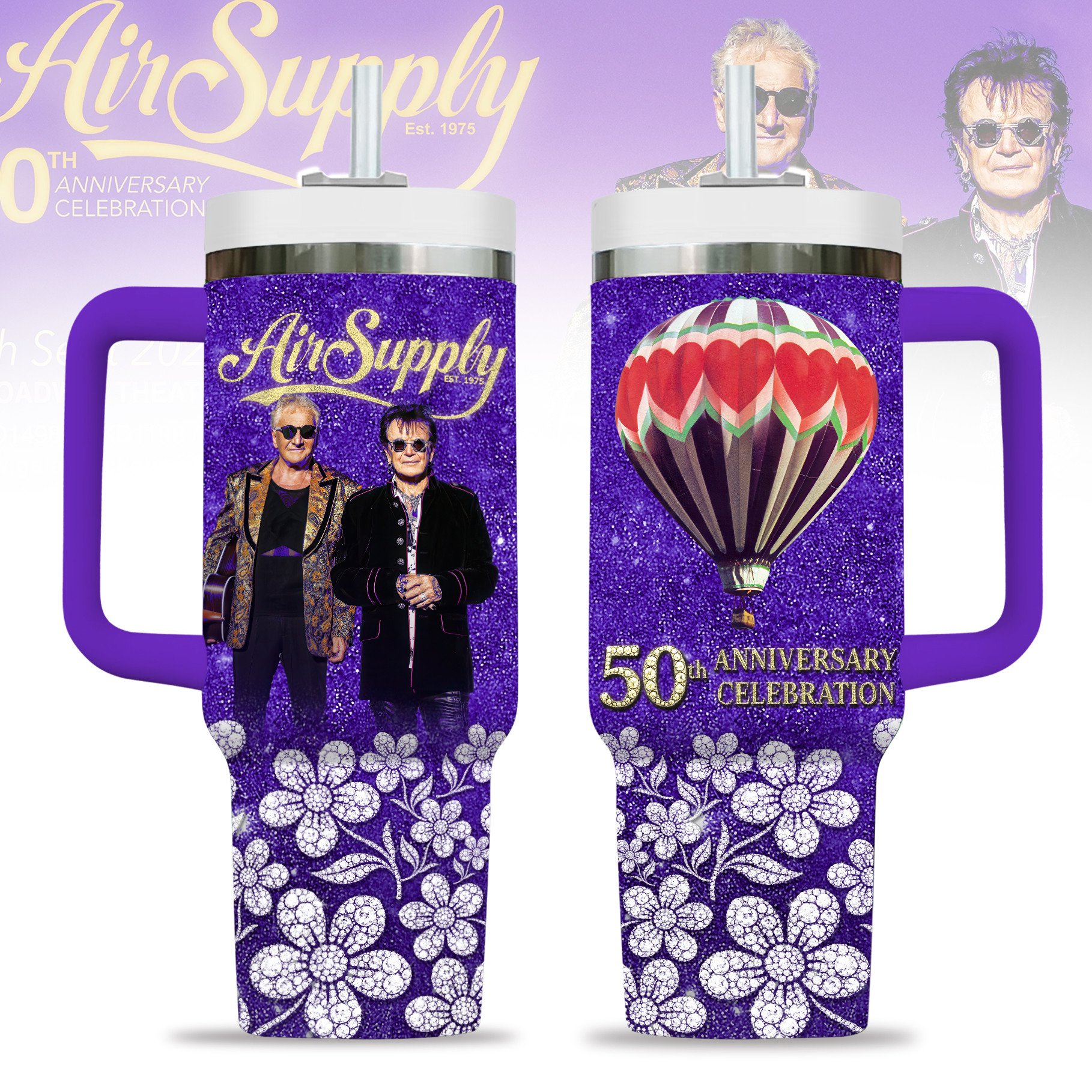 Air Supply Music Custom Stanley Cup 40 oz 30 oz Tumbler With HandleTVC2301181
