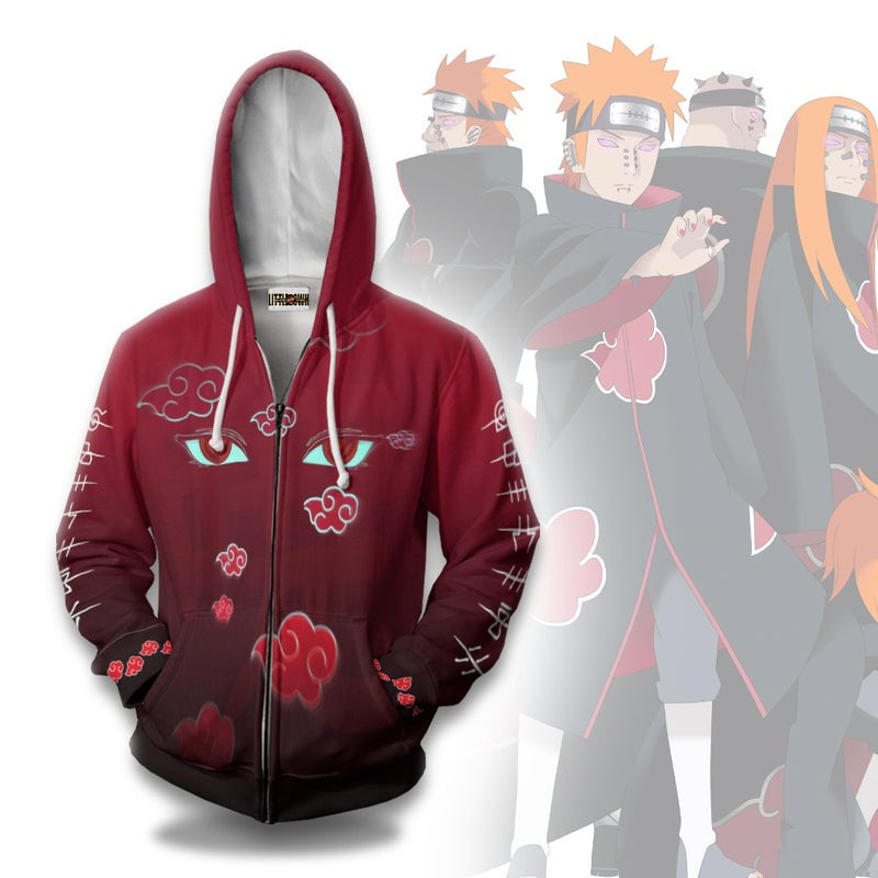 Akatsuki 3D All Over Print Hoodie, Zip Hoodie