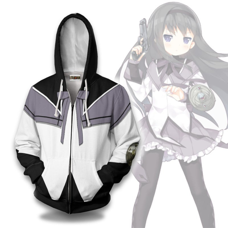 Akemi Homura 3D All Over Print Hoodie, Zip Hoodie