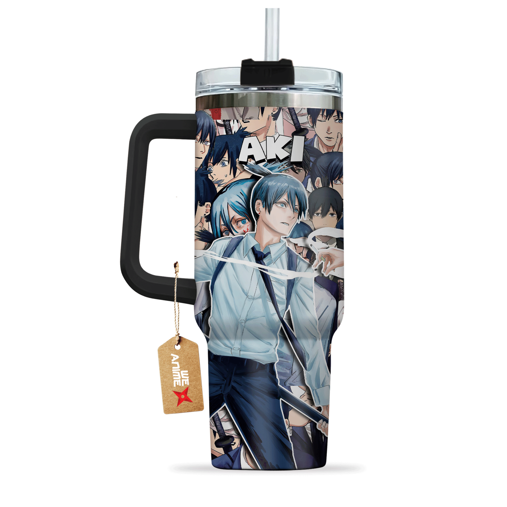 Aki Hayakawa Chainsaw Man Anime Custom Stanley Cup 40 oz 30 oz Tumbler With HandleTVC2301148