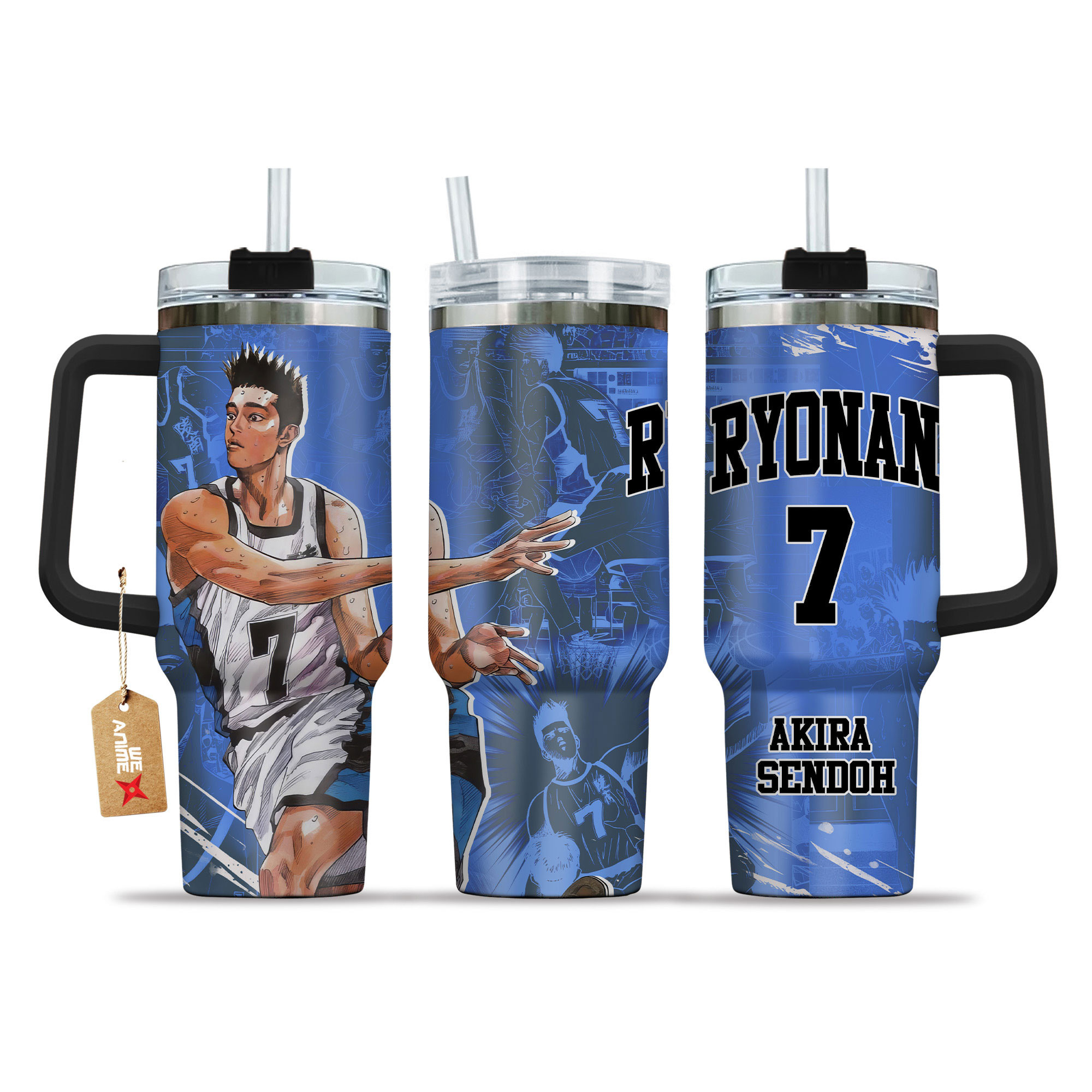 Akira Sendoh Slam Dunk Anime Custom Stanley Cup 40 oz 30 oz Tumbler With HandleTVC2301149