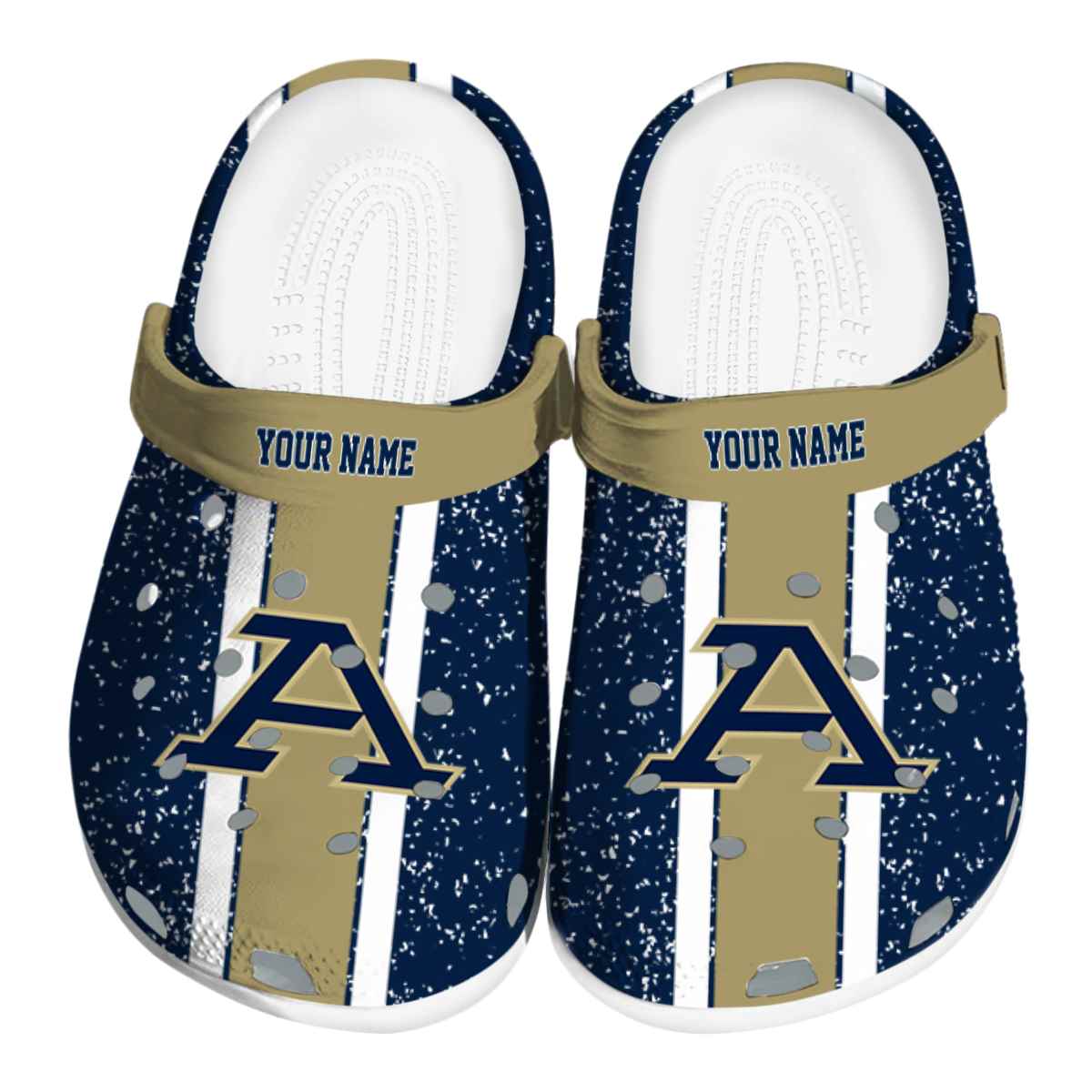 Akron Zips NCAA Sport Crocs Crocband Clogs Shoes Comfortable For Men Women and Kids