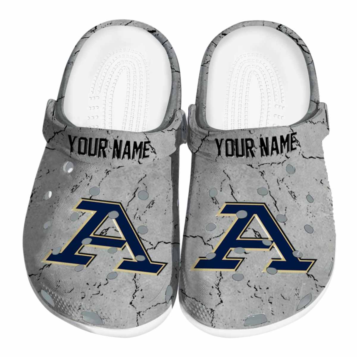 Akron Zips NCAA Sport Crocs Crocband Clogs Shoes Comfortable For Men Women and Kids