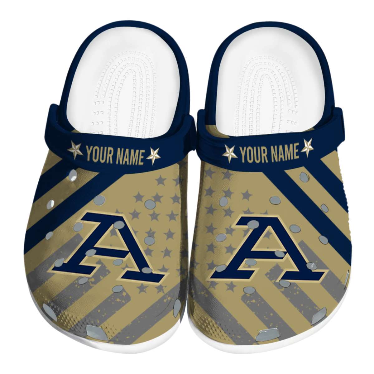 Akron Zips NCAA Sport Crocs Crocband Clogs Shoes Comfortable For Men Women and Kids