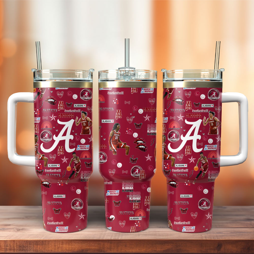 Alabama Crimson Tide Football NCAA Custom Stanley Cup 40 oz 30 oz Tumbler With HandleTVC2301236