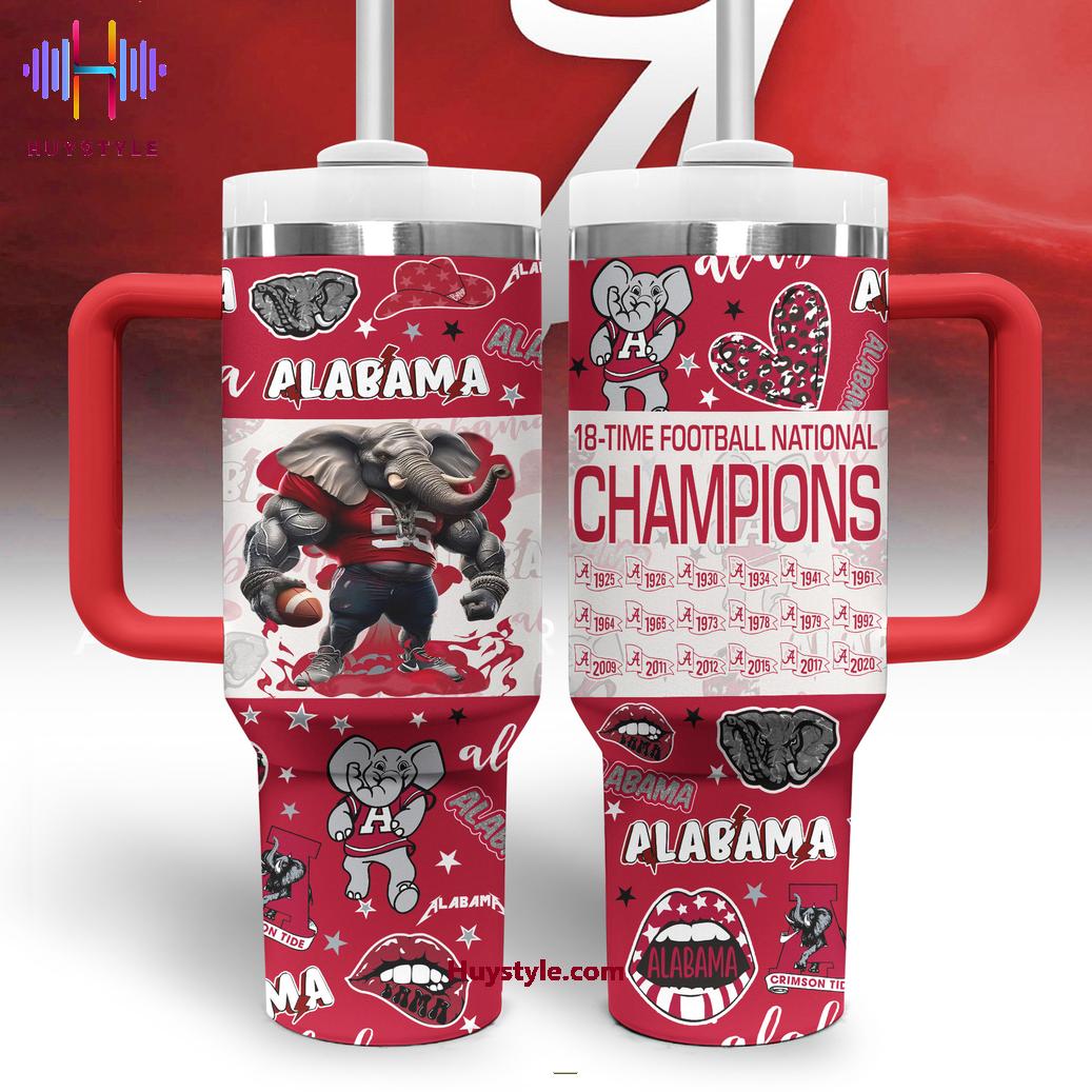 Alabama Crimson Tide Football NCAA Custom Stanley Cup 40 oz 30 oz Tumbler With HandleTVC2301702