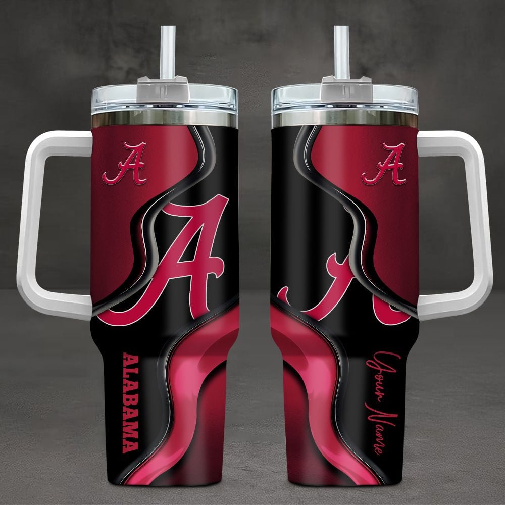 Alabama Crimson Tide NCAA Custom Stanley Cup 40 oz 30 oz Tumbler With HandleTVC2301106