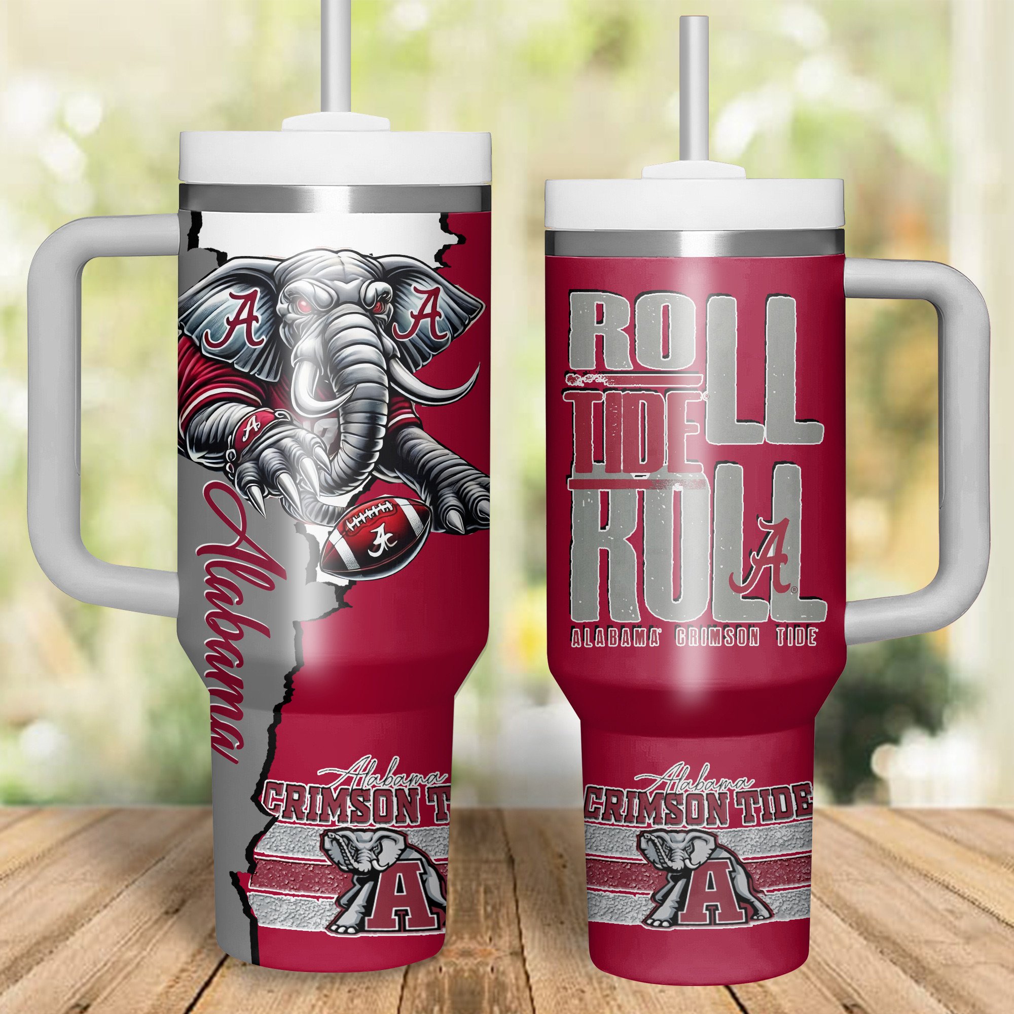 Alabama Crimson Tide NCAA Custom Stanley Cup 40 oz 30 oz Tumbler With HandleTVC2301513