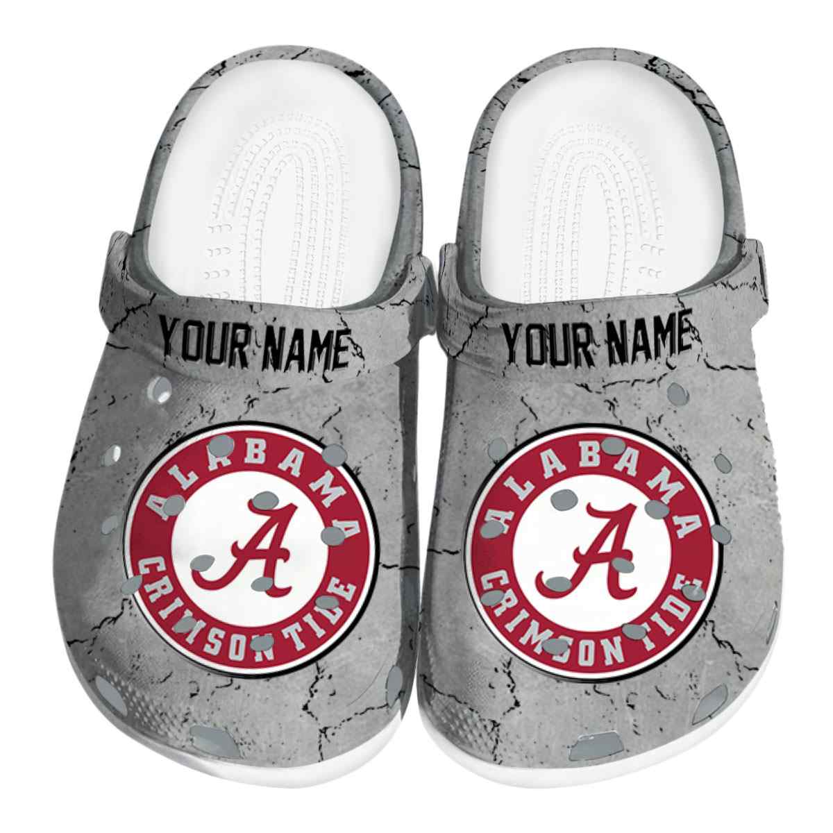 Alabama Crimson Tide NCAA Sport Crocs Crocband Clogs Shoes Comfortable For Men Women and Kids