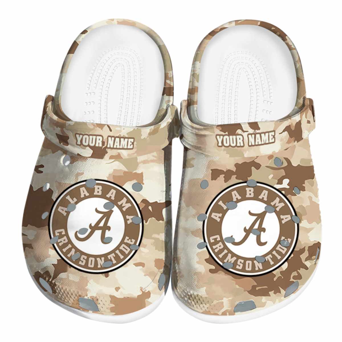 Alabama Crimson Tide NCAA Sport Crocs Crocband Clogs Shoes Comfortable For Men Women and Kids