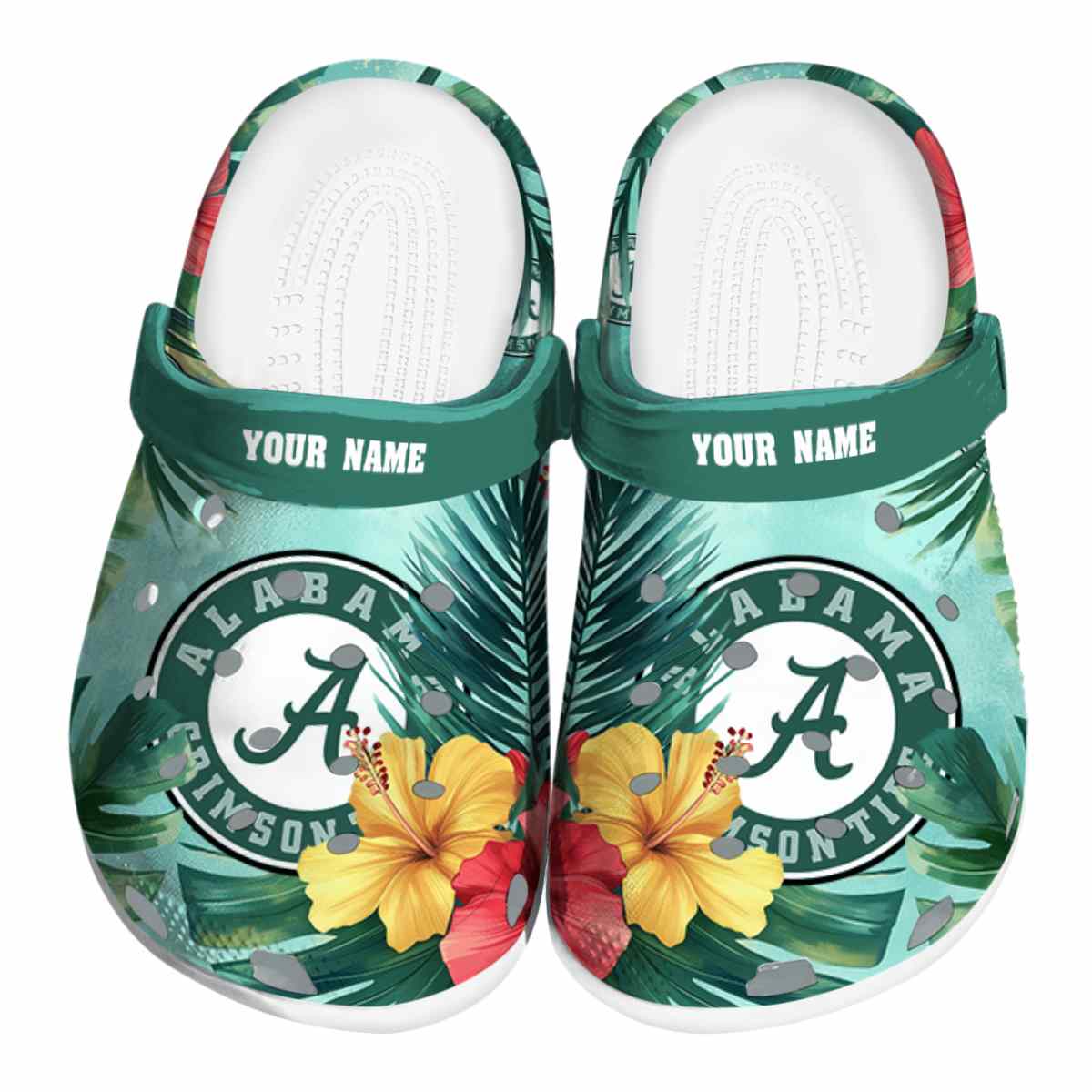 Alabama Crimson Tide NCAA Sport Crocs Crocband Clogs Shoes Comfortable For Men Women and Kids