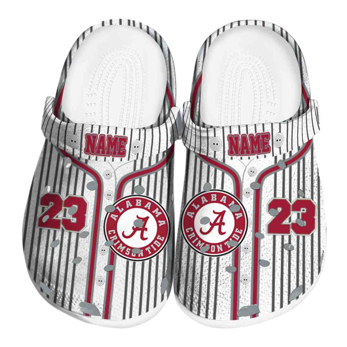 Alabama Crimson Tide NCAA Sport Crocs Crocband Clogs Shoes Comfortable For Men Women and Kids