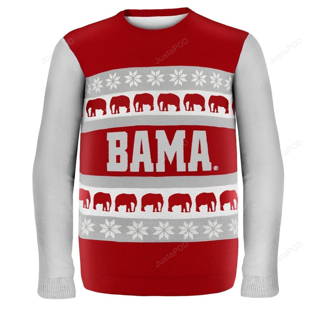 Alabama Wordmark Ncaa Ugly Christmas Sweater Adult 3D Funny Matching for family