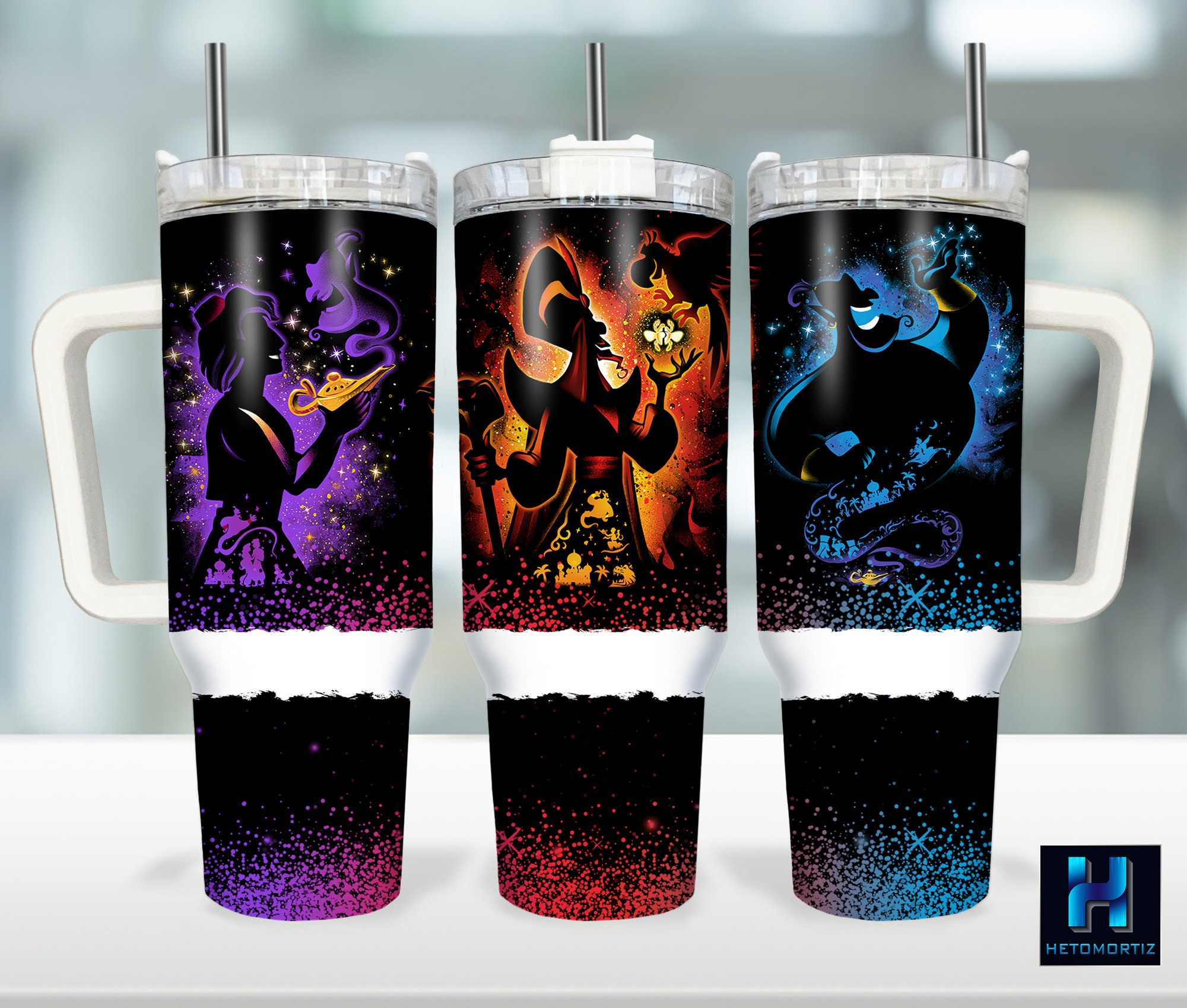 Aladdin Disney Cartoon Custom Stanley Cup 40 oz 30 oz Tumbler With HandleTVC2301968