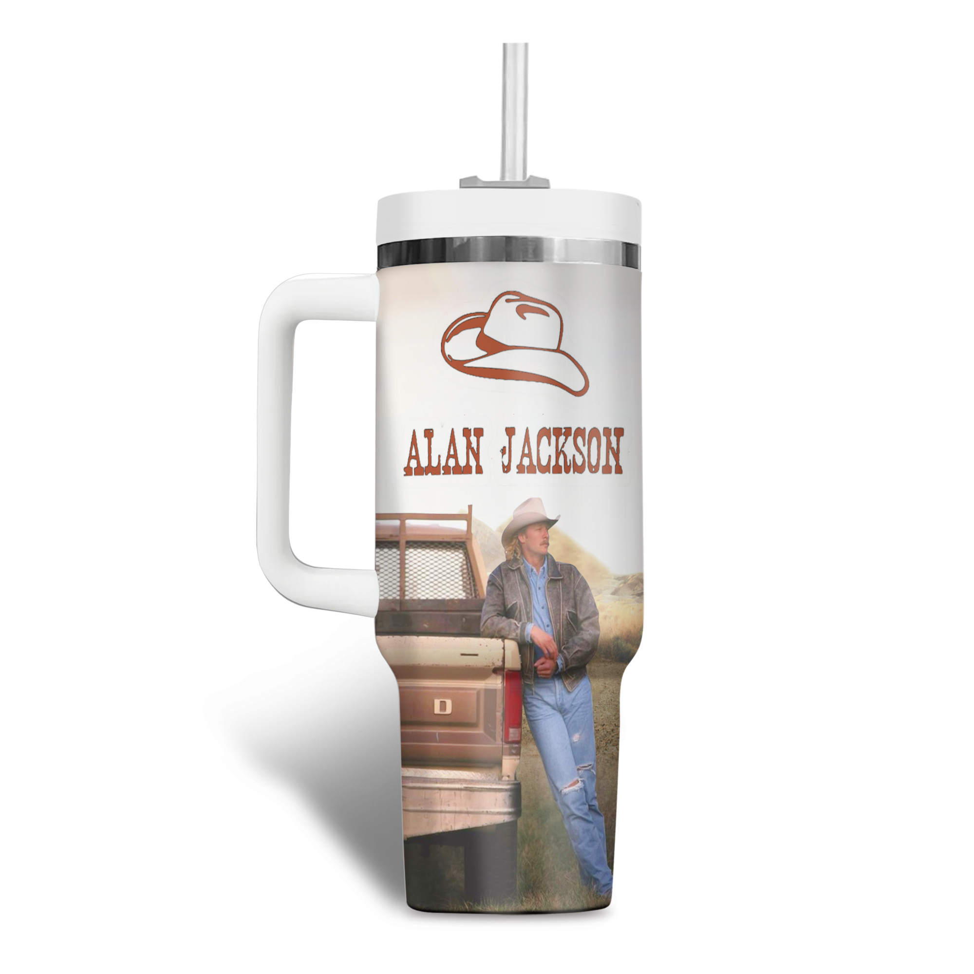 Alan Jackson Music Custom Stanley Cup 40 oz 30 oz Tumbler With HandleTVC2301177 - Image 3