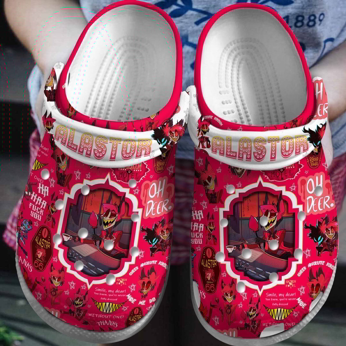 Alasto Angel Dust Movie Crocs Crocband Clogs Shoes Comfortable For Men Women and Kids