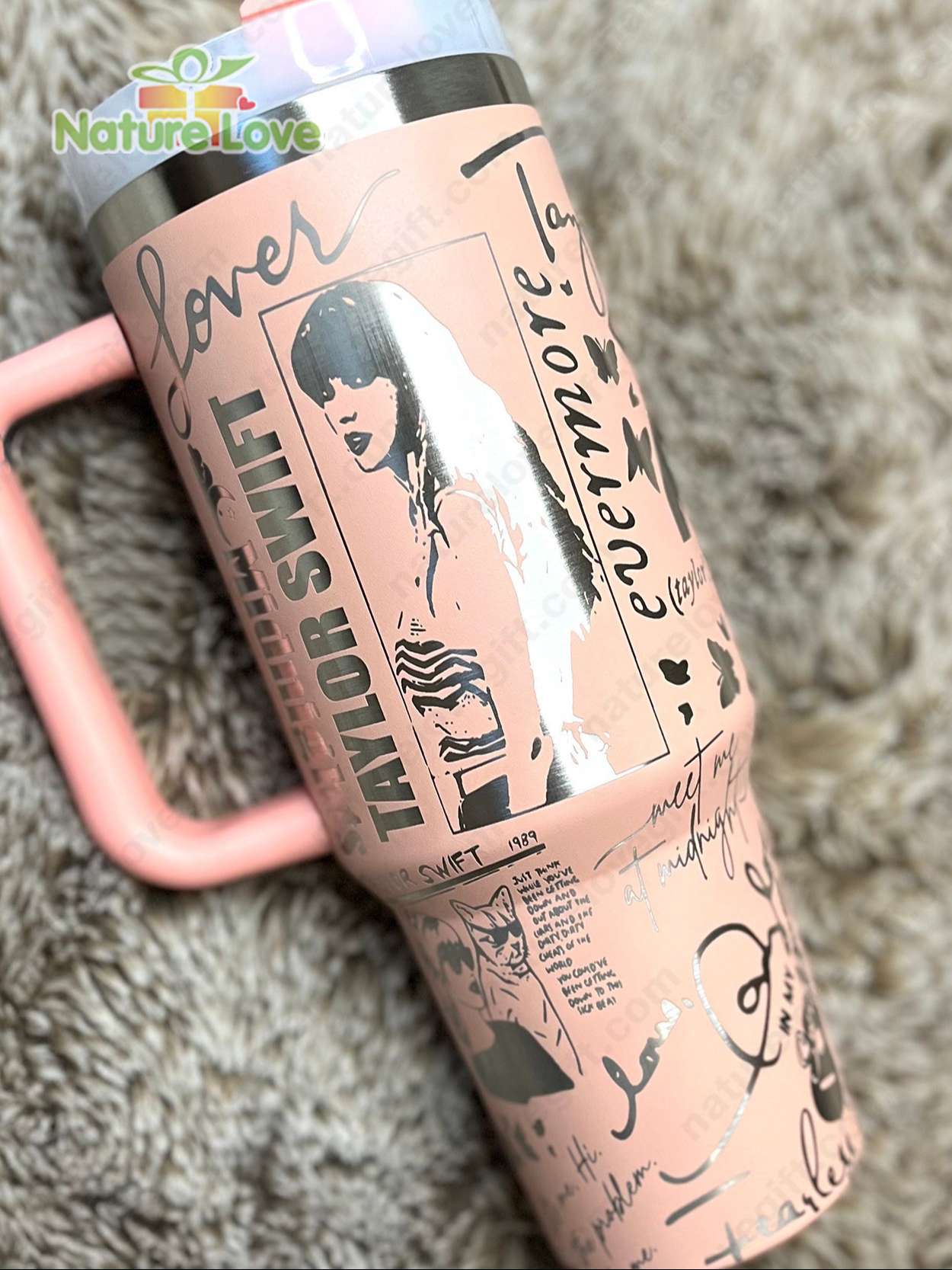 Album Engraved Taylor Swift Music Custom Stanley Cup 40 oz 30 oz Tumbler With HandleTVC2301904