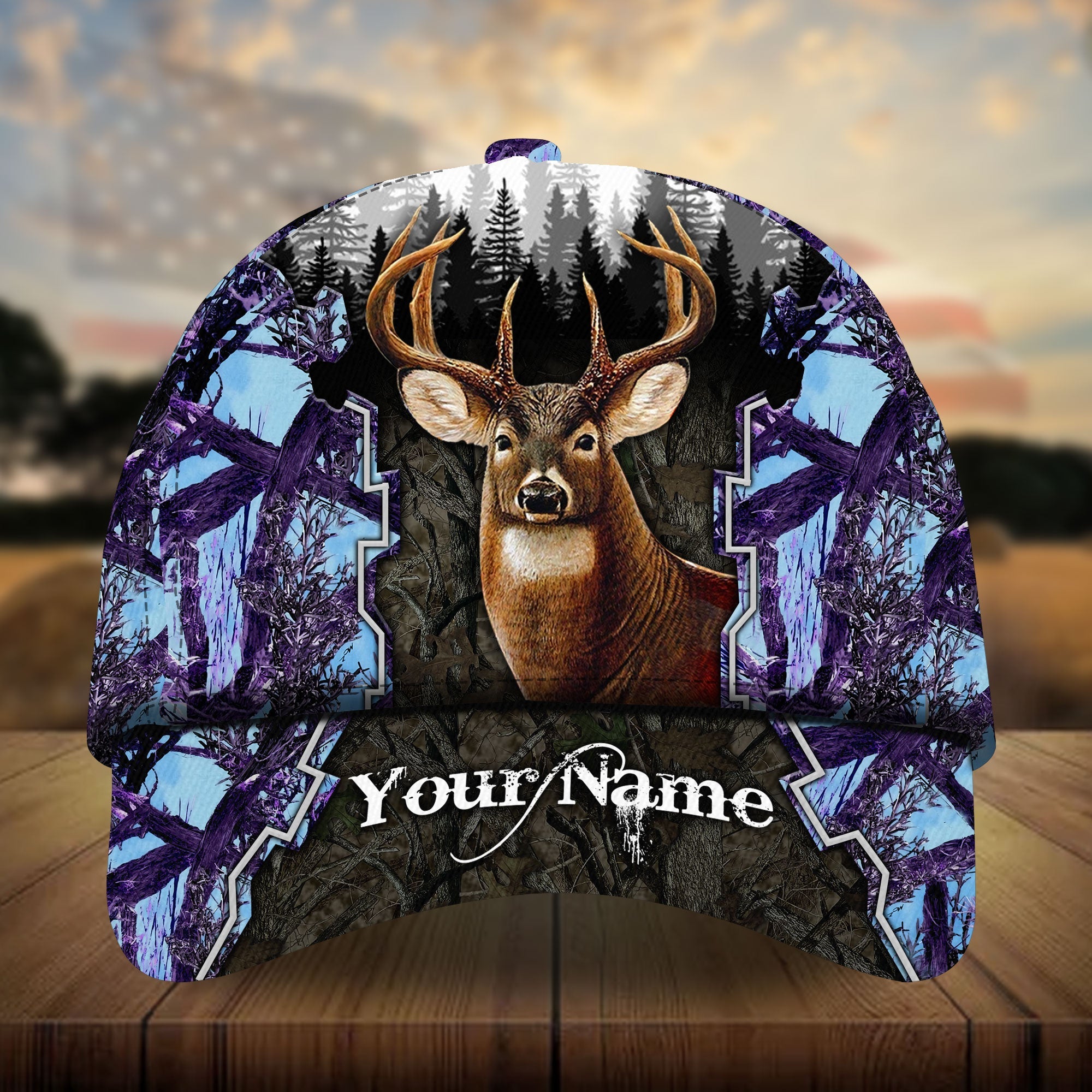 Aleandro Cotta Hunting Hats 3D Multicolored Camo Personalized Trucker Hats Custom Hats Gifts For Men & Women