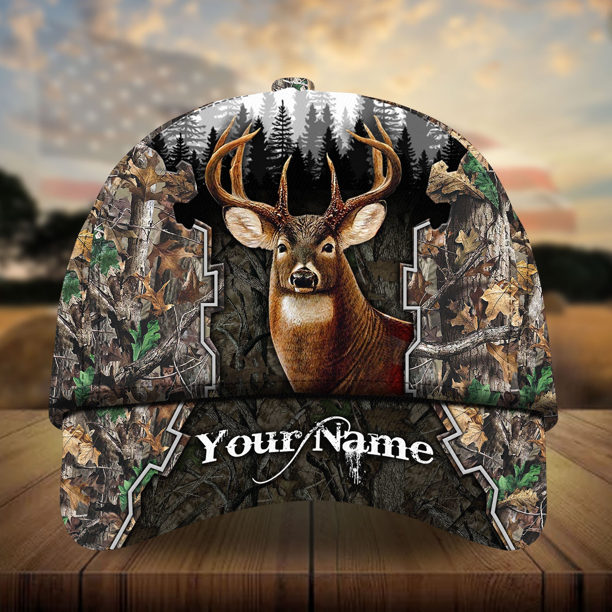 Aleandro Cotta Hunting Hats 3D Multicolored Camo Personalized Trucker Hats Custom Hats Gifts For Men & Women