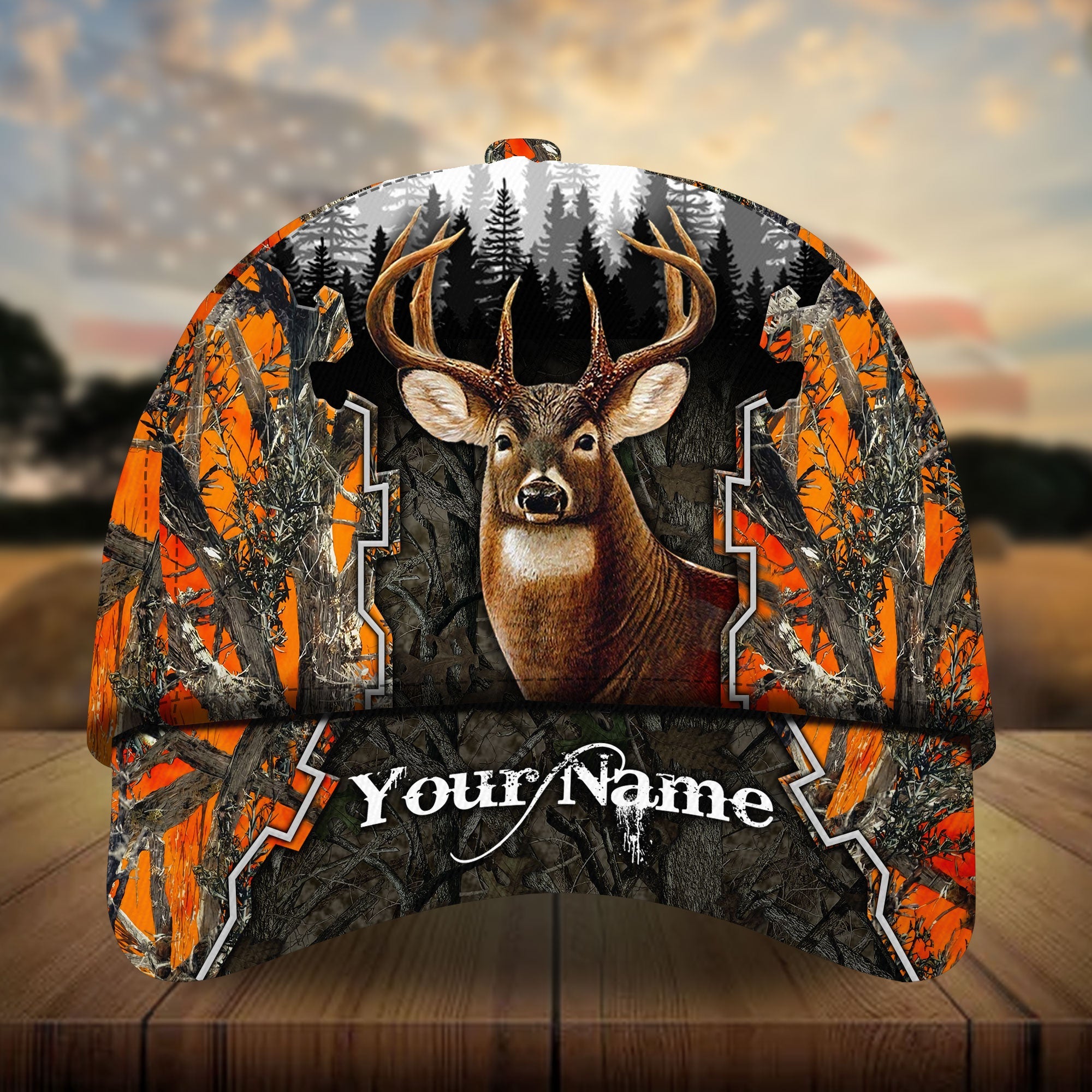 Aleandro Cotta Hunting Hats 3D Multicolored Camo Personalized Trucker Hats Custom Hats Gifts For Men & Women
