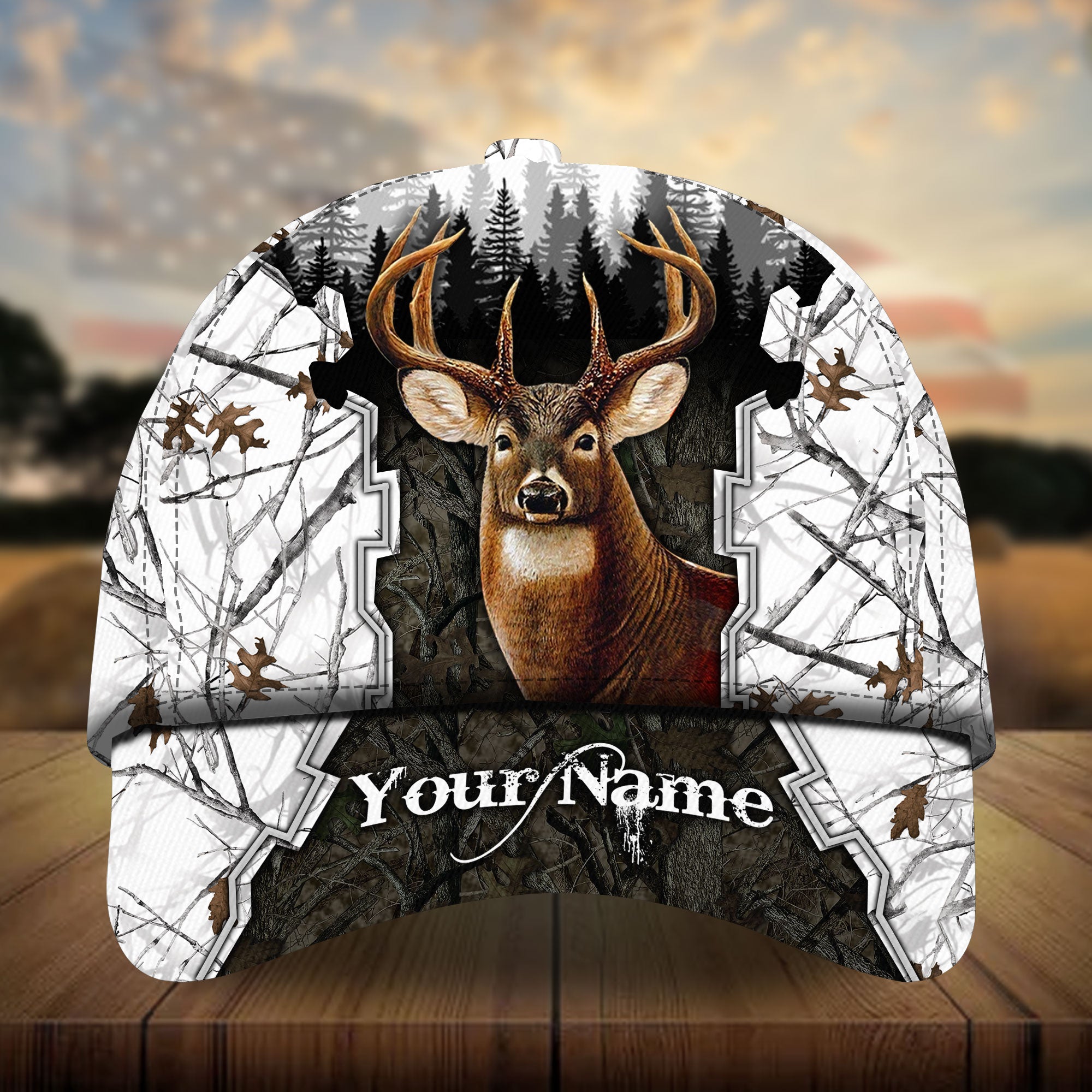 Aleandro Cotta Hunting Hats 3D Multicolored Camo Personalized Trucker Hats Custom Hats Gifts For Men & Women
