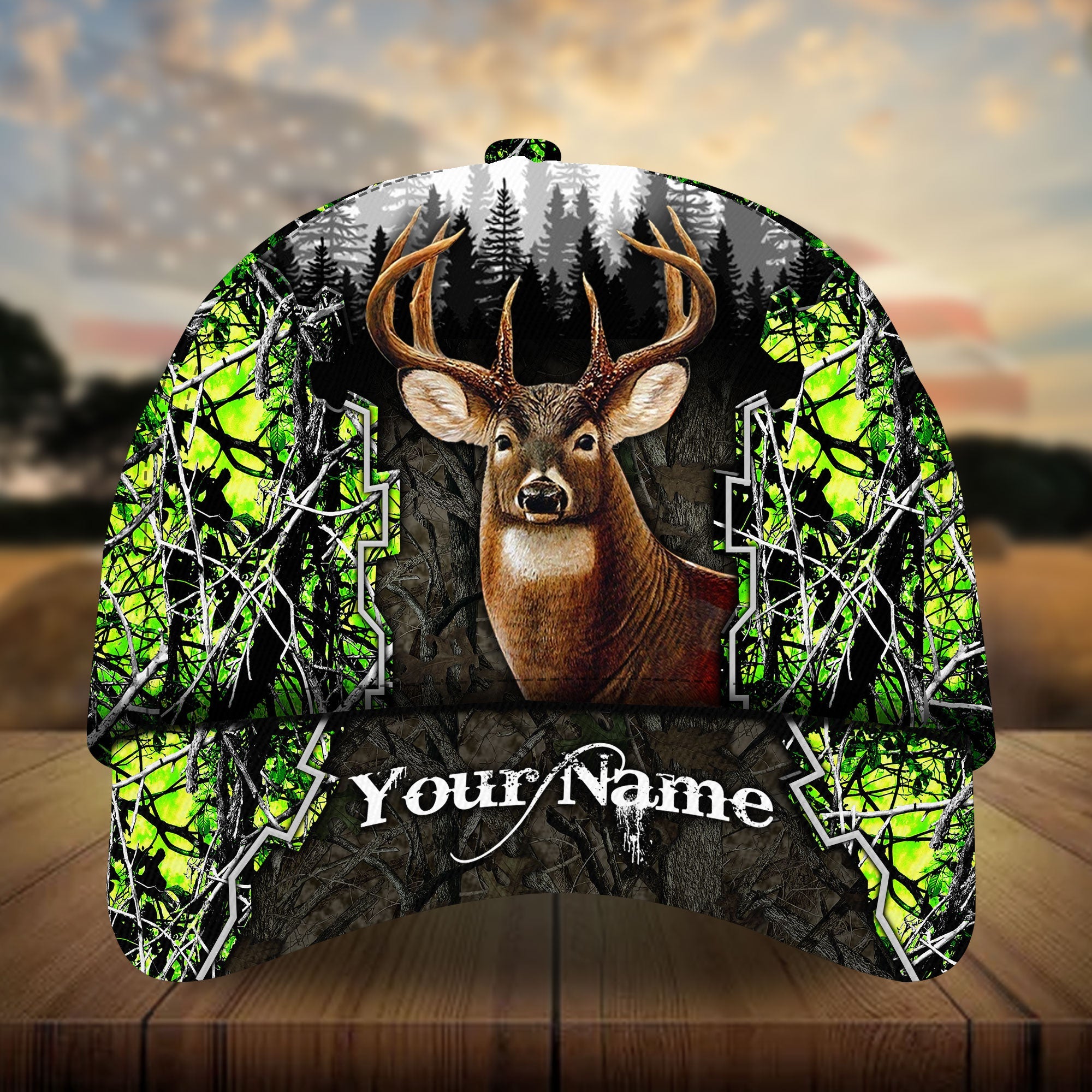 Aleandro Cotta Hunting Hats 3D Multicolored Camo Personalized Trucker Hats Custom Hats Gifts For Men & Women