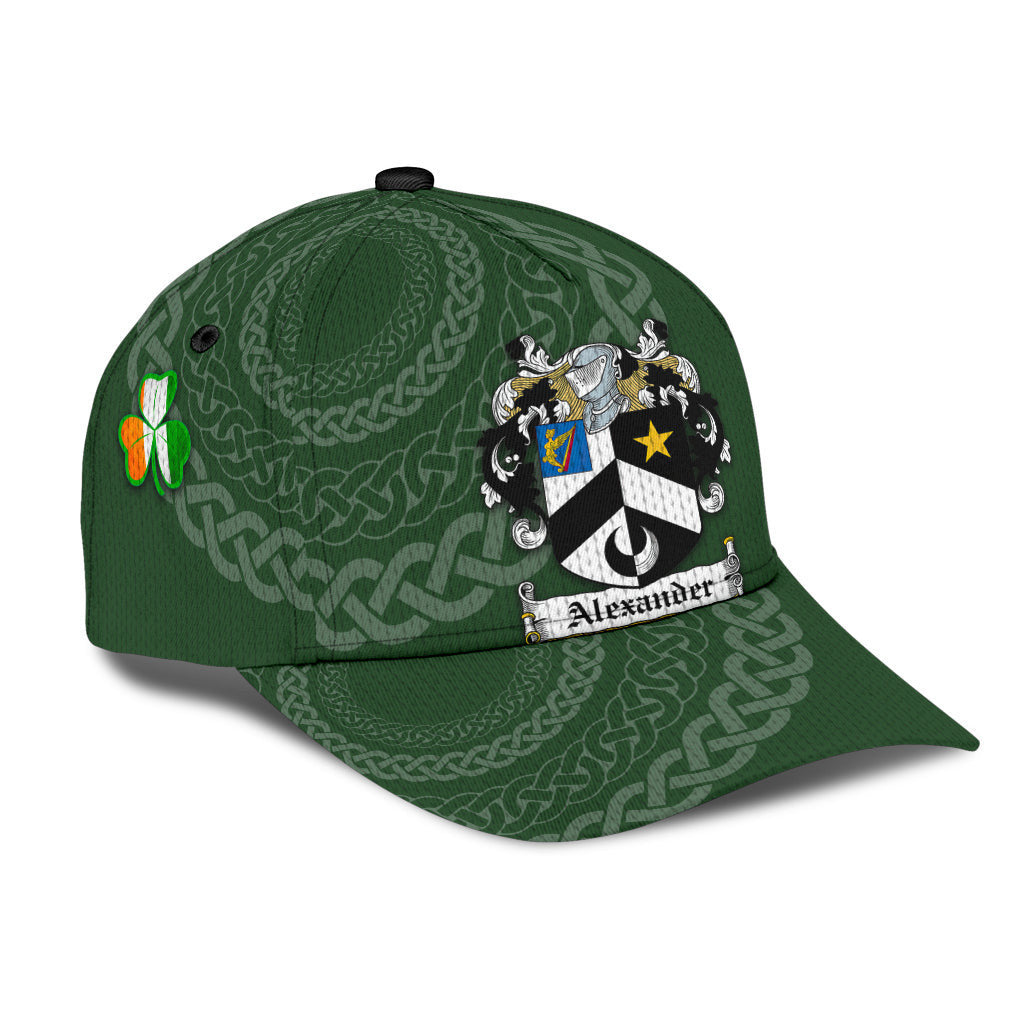 Alexander Coat Of Arms - Irish Family Crest St Patrick's Day Hat Classic Cap Trucker Hats Custom Hats Gifts For Men & Women