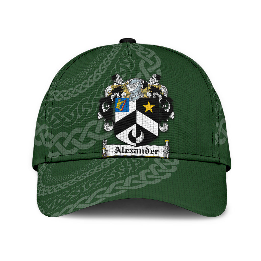 Alexander Coat Of Arms - Irish Family Crest St Patrick's Day Hat Classic Cap Trucker Hats Custom Hats Gifts For Men & Women