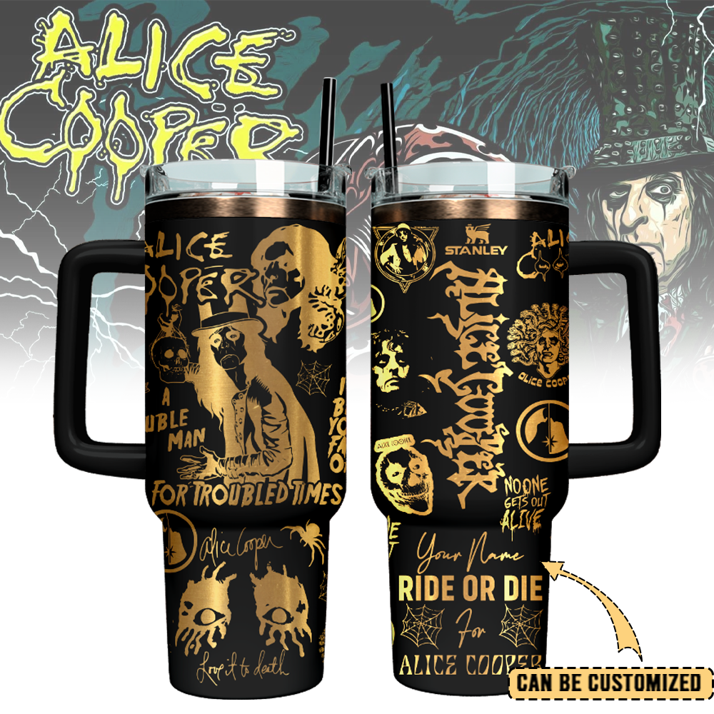 Alice Cooper Custom Stanley Cup 40 oz 30 oz Tumbler With HandleTVC2301133