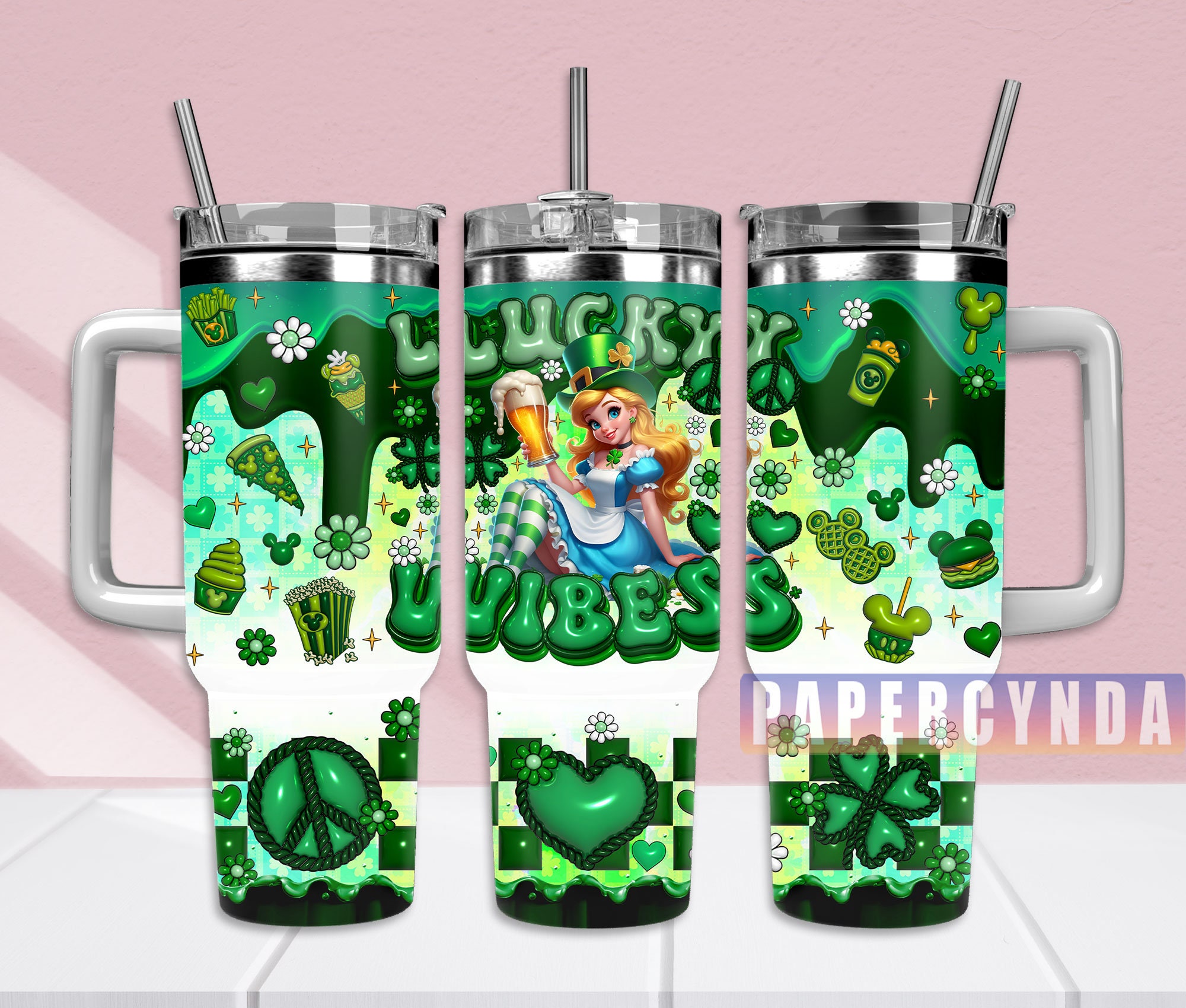 Alice In Wonderland Custom Stanley Cup 40 oz 30 oz Tumbler With HandleTVC2301834