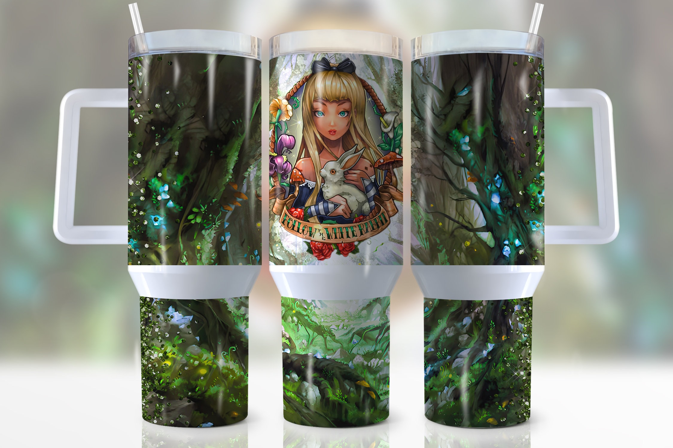 Alice In Wonderland Disney Cartoon Custom Stanley Cup 40 oz 30 oz Tumbler With HandleTVC2301944