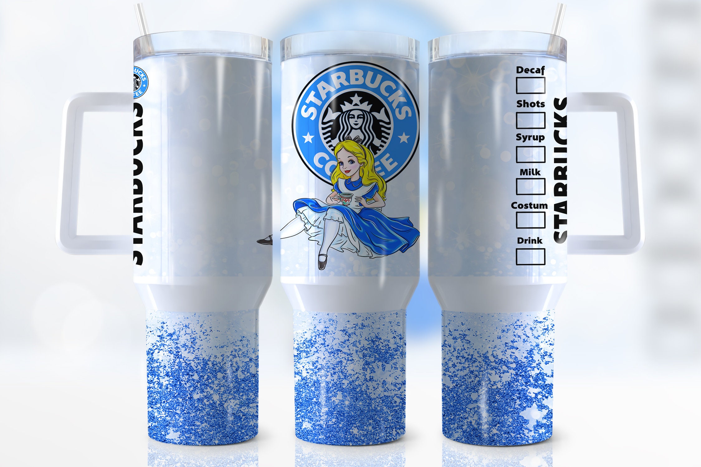 Alice In Wonderland Disney Cartoon Custom Stanley Cup 40 oz 30 oz Tumbler With HandleTVC2301946
