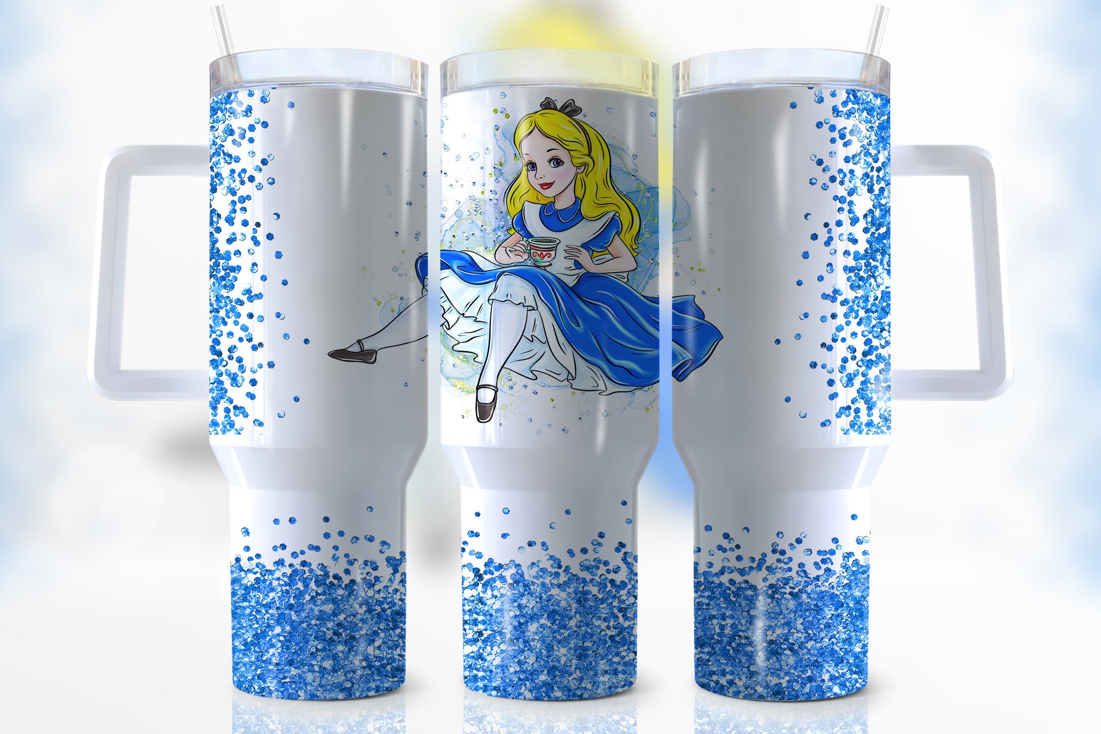 Alice In Wonderland Disney Cartoon Custom Stanley Cup 40 oz 30 oz Tumbler With HandleTVC2301946