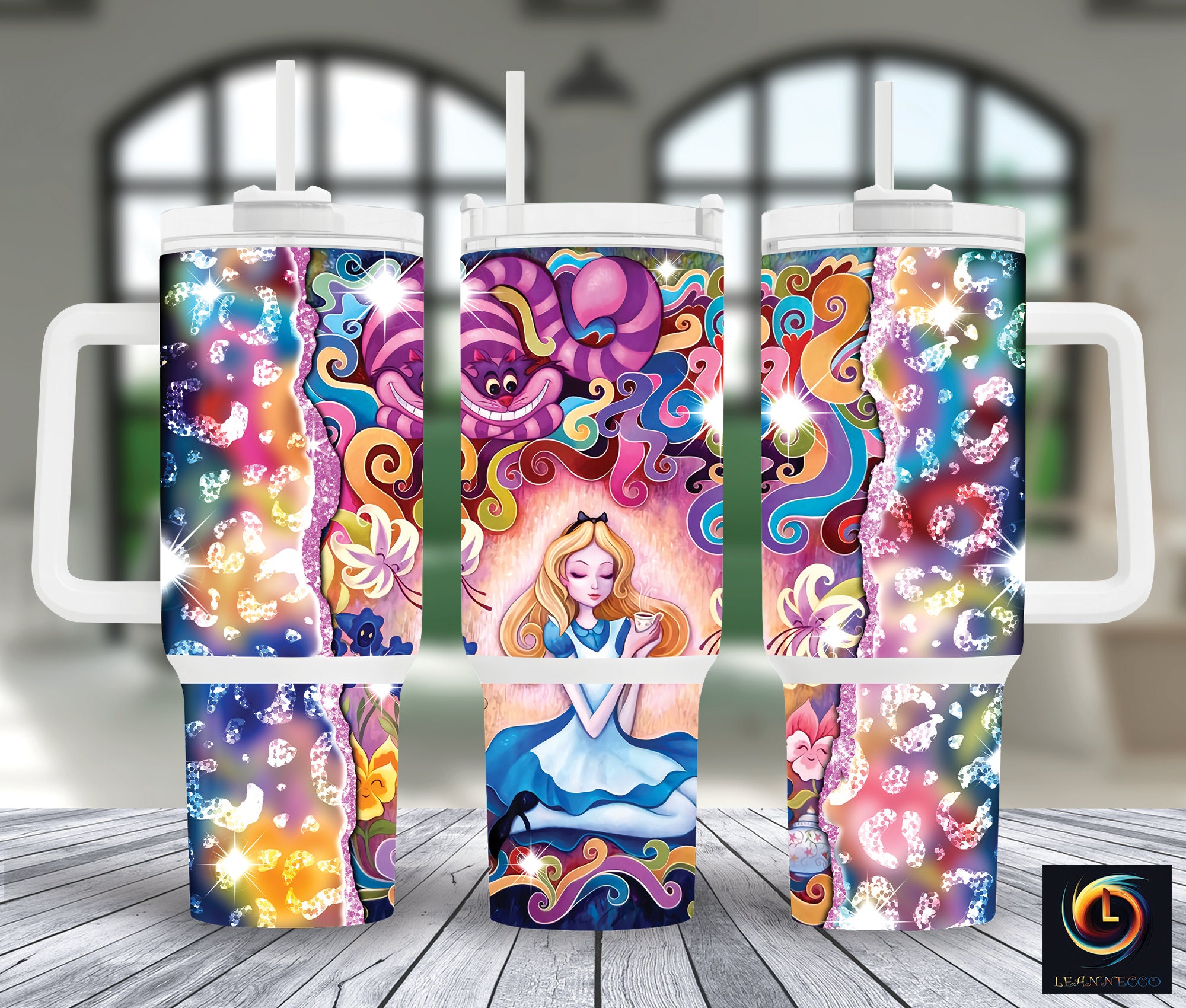 Alice In Wonderland Disney Cartoon Custom Stanley Cup 40 oz 30 oz Tumbler With HandleTVC2301987