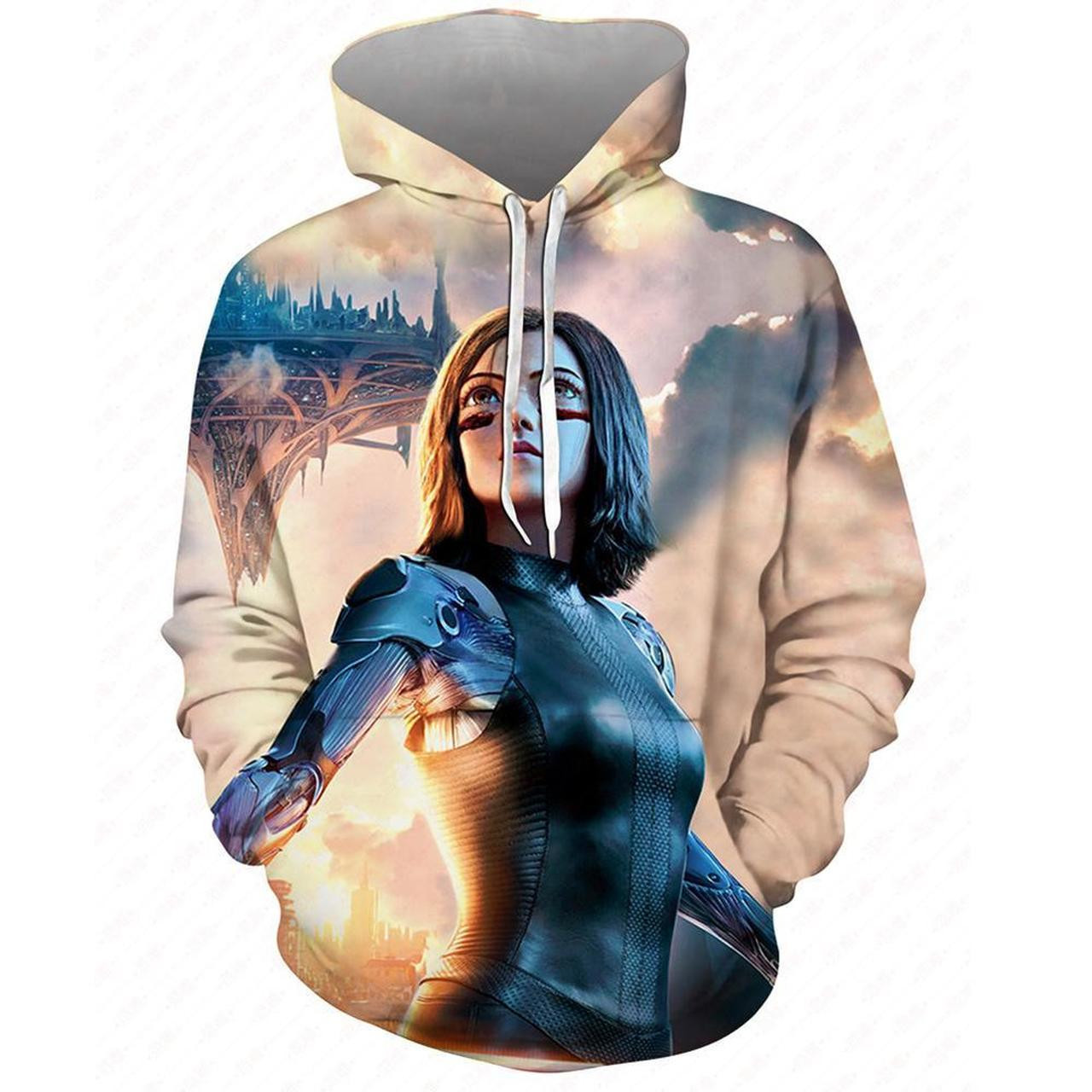 Alita Battle Angel 3D All Over Print Hoodie, Zip Hoodie